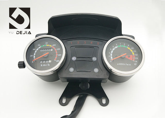 De oosterse Rode F2-Draai van de de Odometer Hoge Straal van de Motorfiets Digitale Snelheidsmeter rond